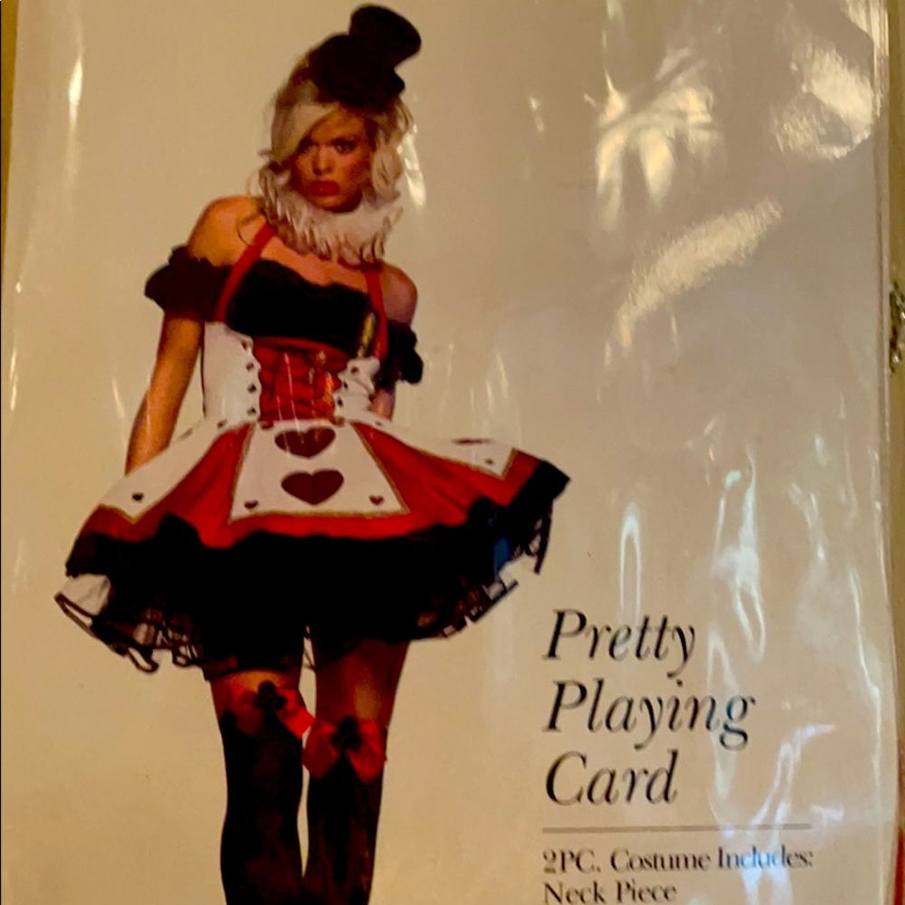 Pretty Playing Card Costume. Alice in Wonderland.